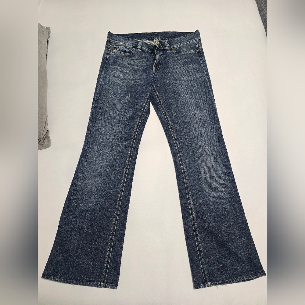 DIESEL "BOOT CUT" WOMEN'S PANTS DENIM BLUE JEANS. SIZE 28